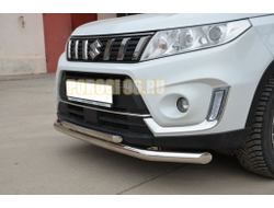 Защита переднего бампера двойная d60/42 для Suzuki Vitara 2019-