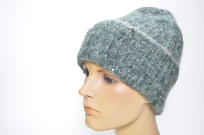 Вязаная шапка с отворотом Италия Вицио 1326