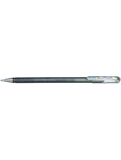 Ручка гелевая Pentel Hibrid Dual Metallic 0,55мм хамелеон серебро