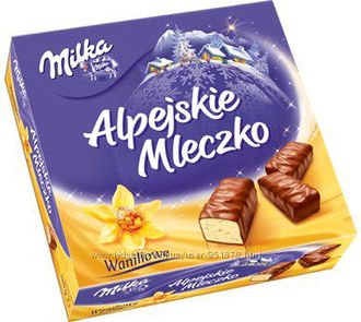 Milka Alpen Milk Vanilla 330G (16 шт)