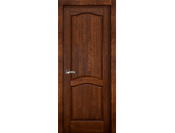Дверь Лео, тонированный массив орех античный