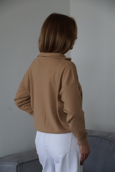 Джемпер коричневый