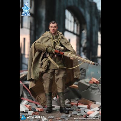 ПРЕДЗАКАЗ - Снайпер Василий Зайцев (Джуд Лоу, "Враг у ворот") - КОЛЛЕКЦИОННАЯ ФИГУРКА 1/12 WWII Russian Sniper – Vasily Zaitsev (XR80037) - DID ?ЦЕНА: 9600 РУБ.?