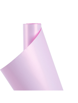 Пленка для цветов мат/жемчуг 58см*10м Сиреневый ПР06/10