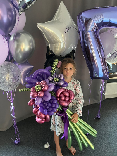 Букет из шаров Фиолетовый Восторг