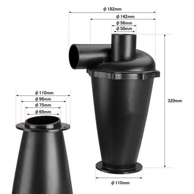 Циклонный фильтр для пылесоса (type 6)