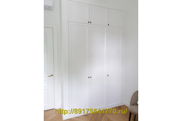 013 Встроенный шкаф.
Фасады МДФ покраска, белый RAL 9003.
