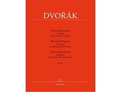 Dvorák, Antonín Slawische Tänze op.46 für Violoncello und Klavier