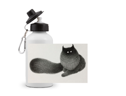 Спортивная бутылка Котики №4