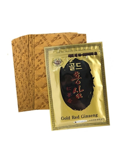 Лечебные пластыри на основе экстракта золотого красного женьшеня GREENON (20 листов)