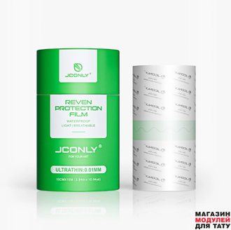 Защитная плёнка для татуировок JCONLY REVEN в рулоне 10 см х 10 м (матовая)