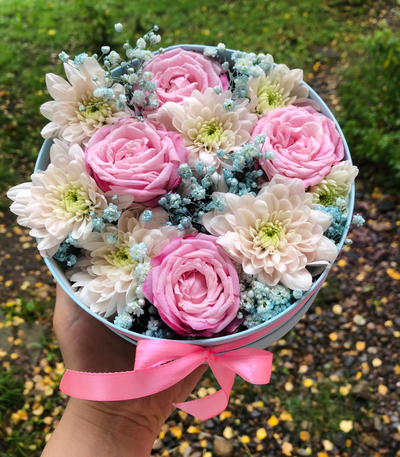 Коробочка с цветами "Мысли о тебе"