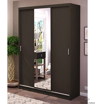 Альянс шкаф-купе 1,5м Венге