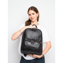 Женский кожаный рюкзак Vicenza Premium black (арт. 
3105-51)