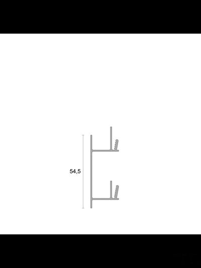 Алюминиевый плинтус Profilpas серия 90 (анодированный матовый) 1416р.