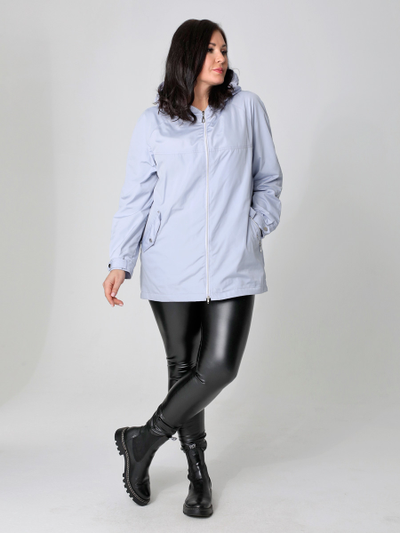 Ветровка жен. ДВ 24146 серо-голубой