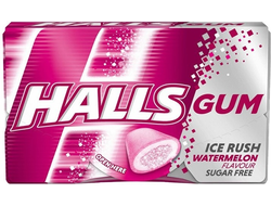 Жевательная резинка Halls Арбуз 18гр (16)*15