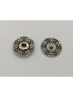 Кнопка декоративная 25 мм золото, дизайн В88-21