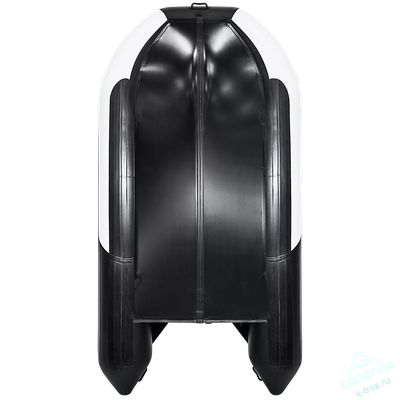 Лодка ПВХ Мастер Лодок Ривьера Максима 3800СК "Комби" Св.Серый / Чёрный