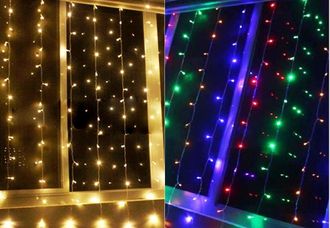 Гирлянда &quot;Занавес&quot; 1,5*1,5 м, LED, МИКС