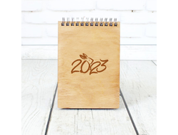 Скетчбук деревянный год Кролика №9