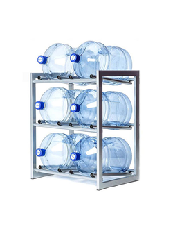 Стеллаж из профиля для 6 бутылей