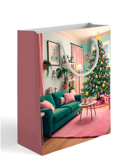 Пакет подарочный "Домашний очаг", 40х30х12