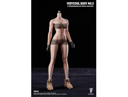 ПРЕДЗАКАЗ - Мускулистое бесшовное женское тело - Коллекционная фигурка 1/6 Silicone Female Body Bodybuilding Muscular Physique Natural Skin Tone (VCD-05B) - VERYCOOL  ?ЦЕНА: 9900 РУБ.?