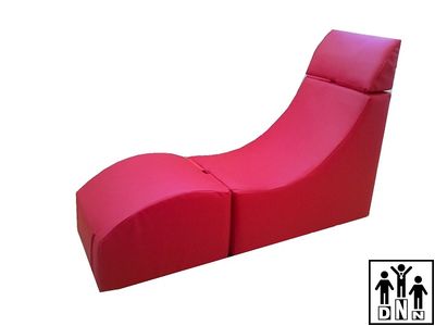 Терапевтическое релаксирующее кресло "Кубик" Малый - L50xB30xH40 красный