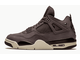 Nike Air Jordan 4 Violet Ore A Ma Maniere X (Бежевые) сбоку