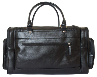 Кожаная дорожная сумка Bufaloro black (арт. 4012-01)