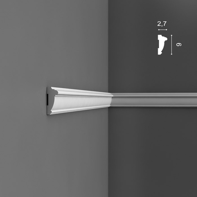 Гладкий молдинг из дюрополимера Orac Decor коллекция Axxent PX113