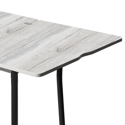 Дуэт 4 Стол 600*800 раскладной дуб канадский/черный муар 2.1