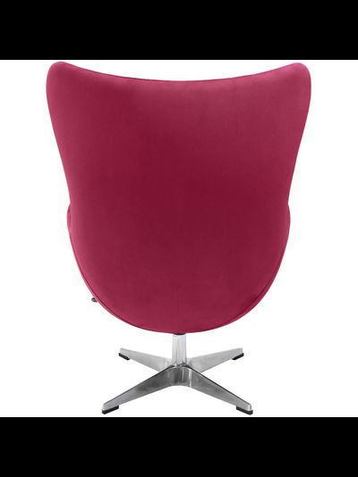 Кресло EGG CHAIR (винный, искусственная замша)