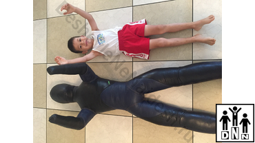 манекен борцовский двуногий кожаный