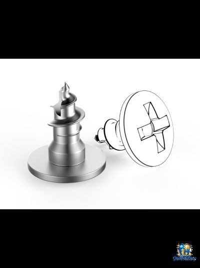 Винт с крестообразным шлицем 3 мм для фиксации мембран