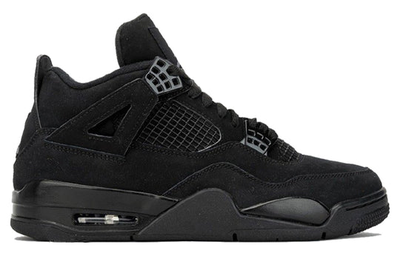 Nike air jordan top 4 all black