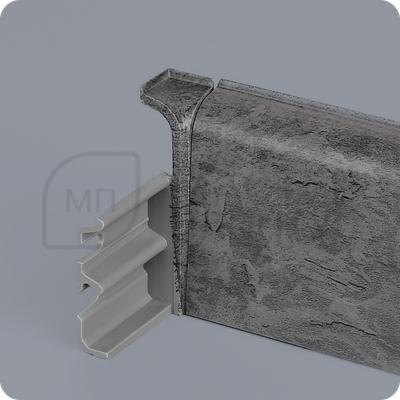 Плинтус из дюрополимера Comfort Classic 80 с внутренним углом