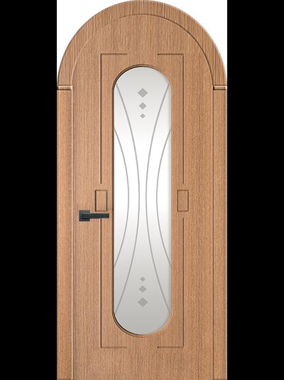 Дверь арочной формы М11 со стеклом