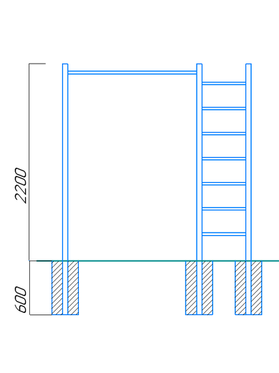 Спортивная площадка WORKOUT w06
