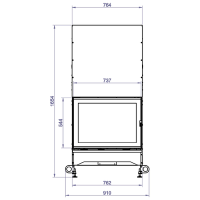Каминная топка UNIVERS W