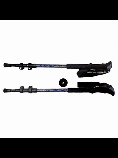 Палки для скандинавской ходьбы Tech Team Himalayas 3-х сек. Blue, 105-135 см.