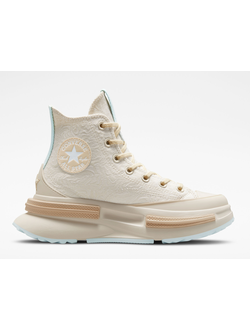 Converse Run Star Legacy CX Platform Swirl Jacquard бежевые высокие на платформе A03507C