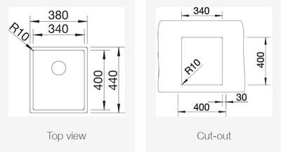 Мойка Blanco Claron 340-U