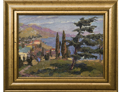 Сосновская А.Е. Алушта. к.м. 23Х32 1950-е (39)