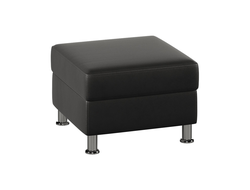 Пуф Everprof Monro одноместный Экокожа Черный