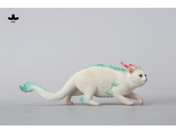 Котик-дракон (белый) - Коллекционная фигурка 1/6 Catragon Figurine (JXK263B) - JXK