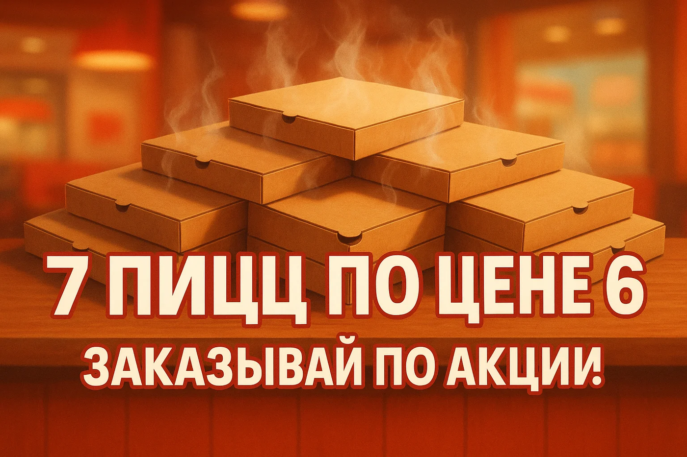 комбо 7 пицц по цене 6