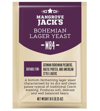 Дрожжи Mangrove Jack's Bohemia Lager M84, 10 г