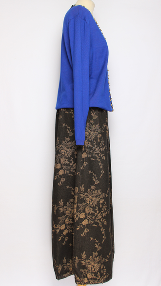 Джемпер-пуловер "Золотые клепки" персик, зеленый, синий р.46-52